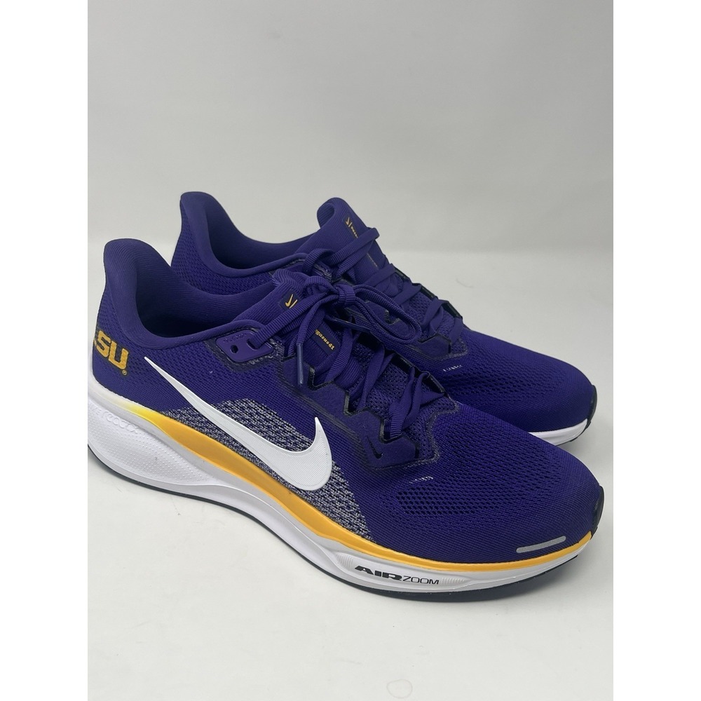 Nike Air Zoom Pegasus 41 NCAA LSU Tigers Shoes FZ5126-500 Men's Sz 10
